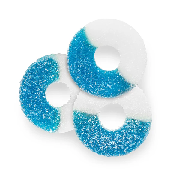 ALBANESE - BLUE RASPBERRY RINGS 4x5 LB