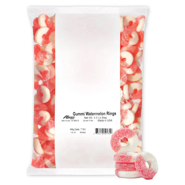 ALBANESE - WATERMELON RINGS 4x5 LB