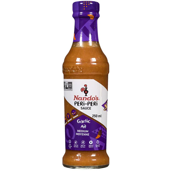 NANDOS - PERI-PERI GARLIC MEDIUM 6x250 ML