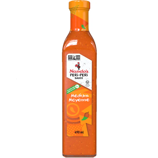 NANDO'S - PERI HOT SAUCE MEDIUM 6x490 ML