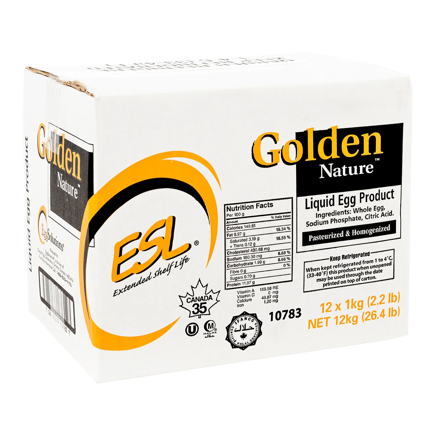 EGG SOLUTIONS - LIQUID EGGS 12x1LT
