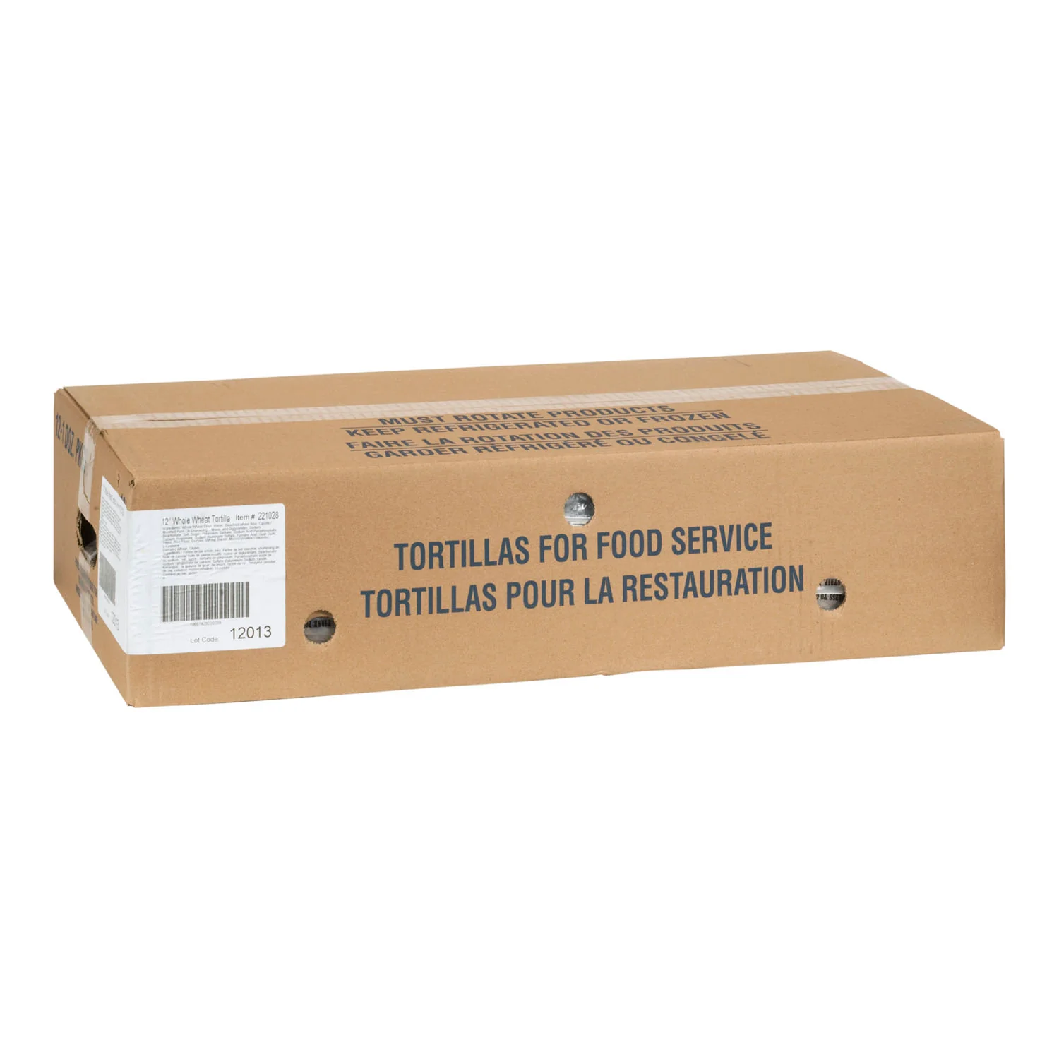 SONORA - 12IN WHOLE WHEAT TORTILLA 144EA