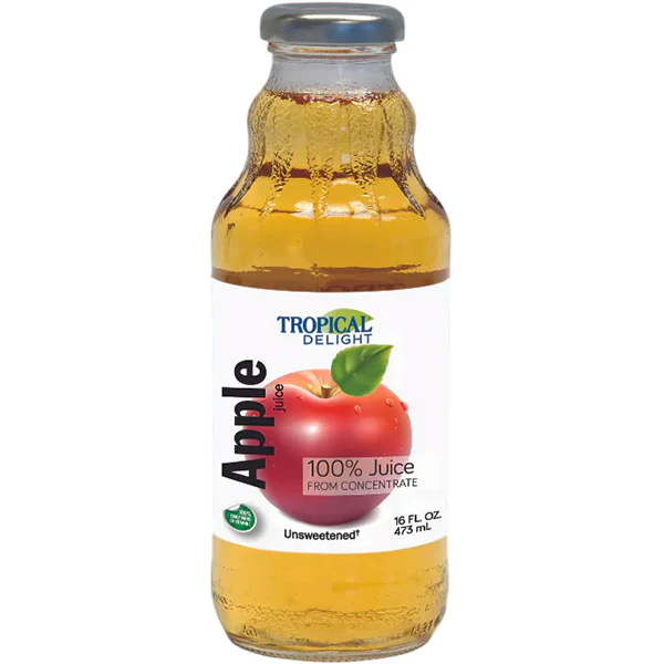 TROPICAL DELIGHT - TD APPLE JUICE 12x473ML