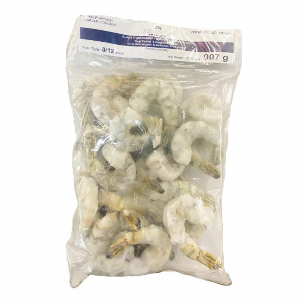 MAXIMUM SEAFOODFREE - BLACK TIGER SHRIMP 8/12 5x2 LB