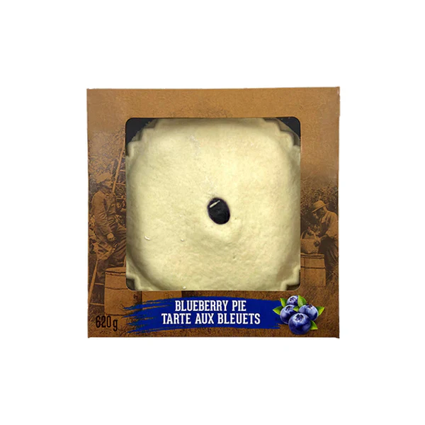 APPLE VALLEY - BLUEBERRY 8IN UNBAKED PIE 6x600 GR