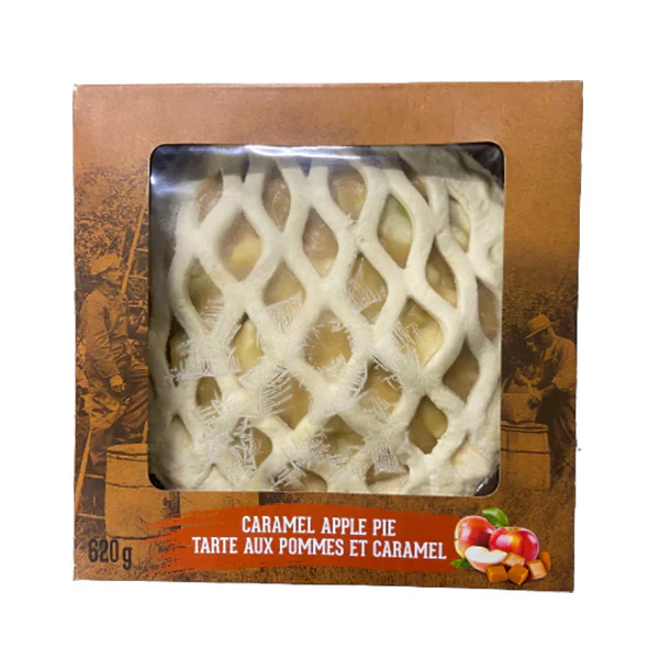 APPLE VALLEY - CARAMEL 8IN UNBAKED PIE 6x600 GR