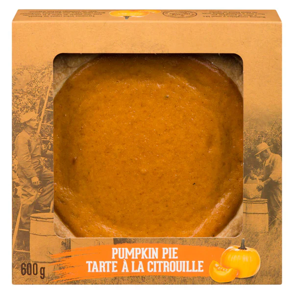 APPLE VALLEY - PUMPKIN 8IN THAW AND SERVE PIE 6x600 GR