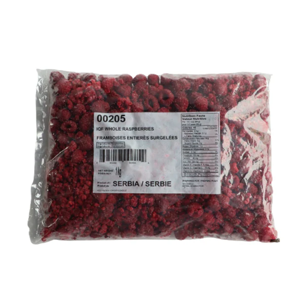 ALASKO - WHOLE RASPBERRIES 5x1KG