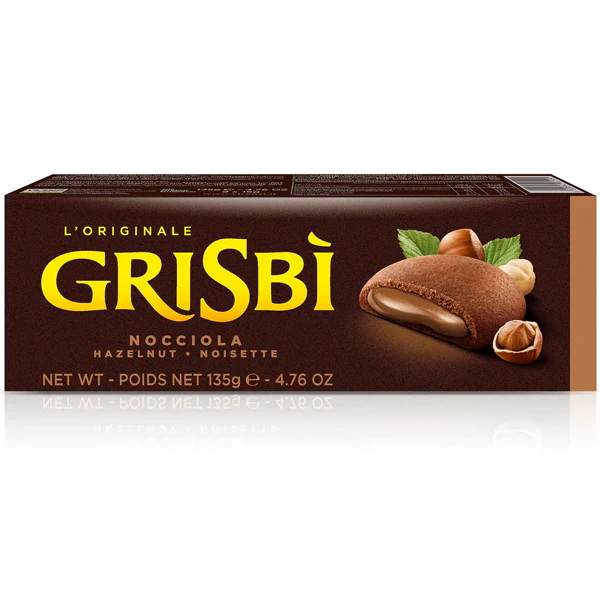 GRISBI - BISCUIT HAZELNUT 12x135 GR