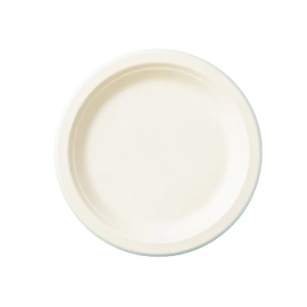 NEW WAVE - SUGARCANE BAMBOO 6in BAGASSE PLATE 8x125 EA