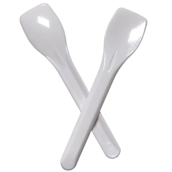 E2E - ICE CREAM/GELATO SPOON WHITE 4x500 PC