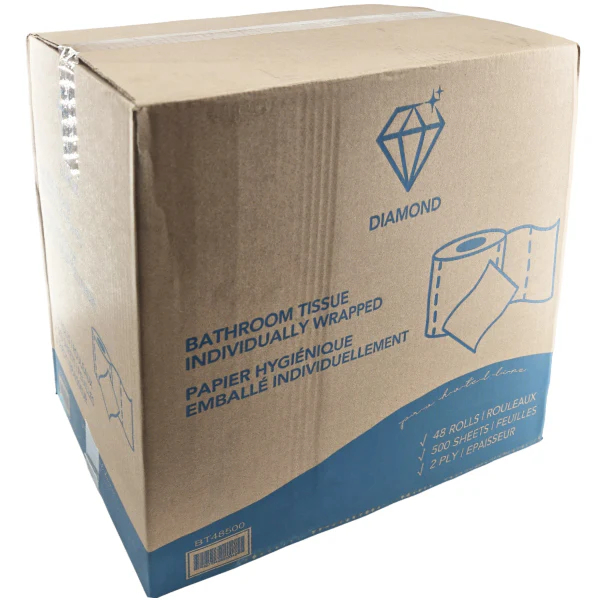 DIAMOND - BATHROOM TISSUE ROLLS 2PLY 48UN