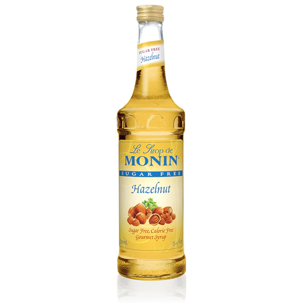 MONIN - SUGAR FREE HAZELNUT SYRUP 12x750 ML