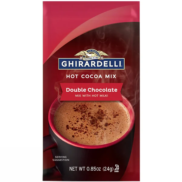 GHIRARDELLI - DOUBLE CHOCOLATE HOT COCOA 250x0.85 OZ