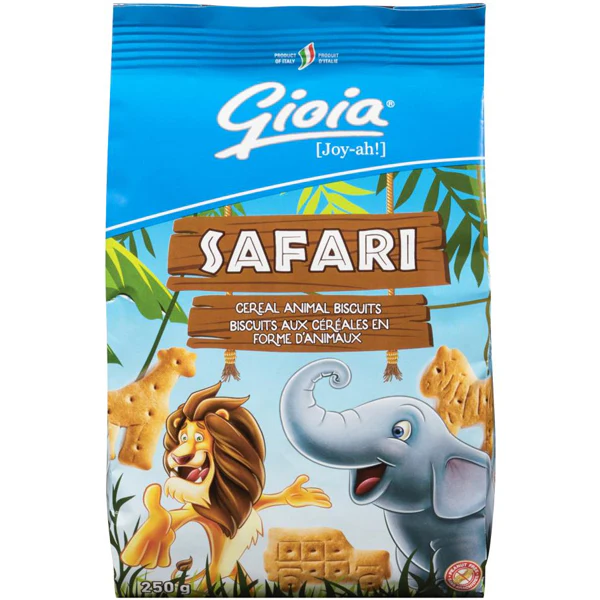 GIOIA - SAFARI COOKIES 12x250 GR