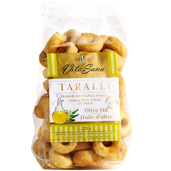 VITA SANA - TARALLI OLIVE OIL 16x225 GR