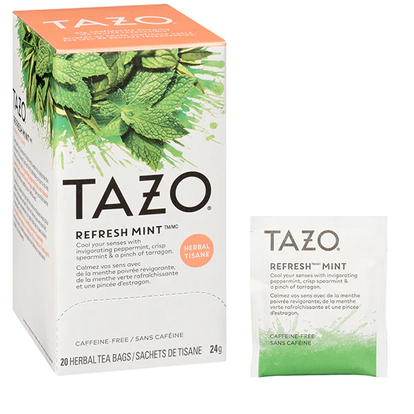 TAZO - HOT HERBAL MINT-REFRESH 6x20 CT