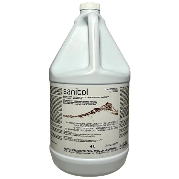 SANITOL - DISINFECTANT 4x4 LT