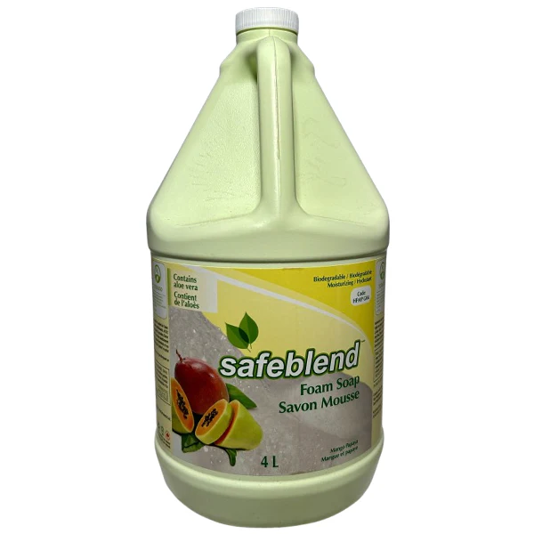 SAFEBLEND - FOAM SOAP MANGO PAPAYA 4x4 LT