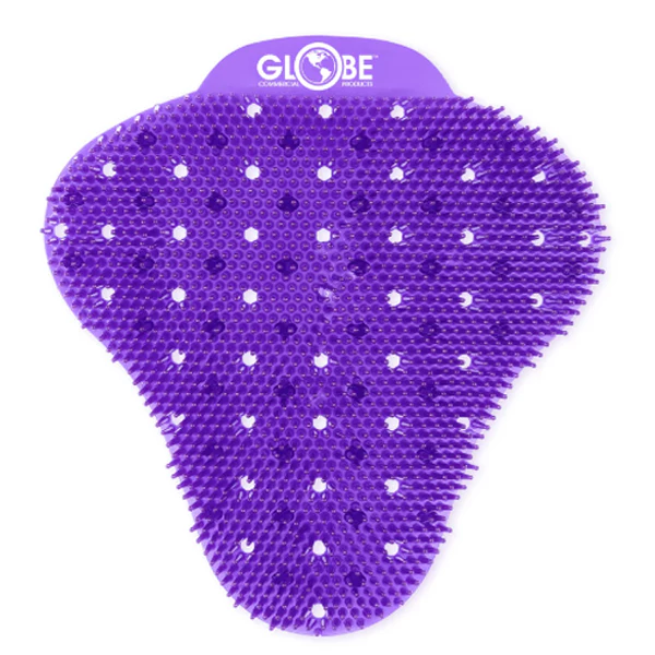 GLOBE - AQUOS PURPLE ANTI-SPLASH URINAL SCREENS LAVANDER 6x2 UN