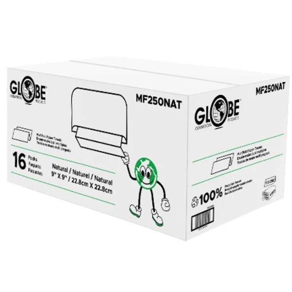 GLOBE - MULTIFOLD KRAFT TOWEL PAPER 16x250 CT