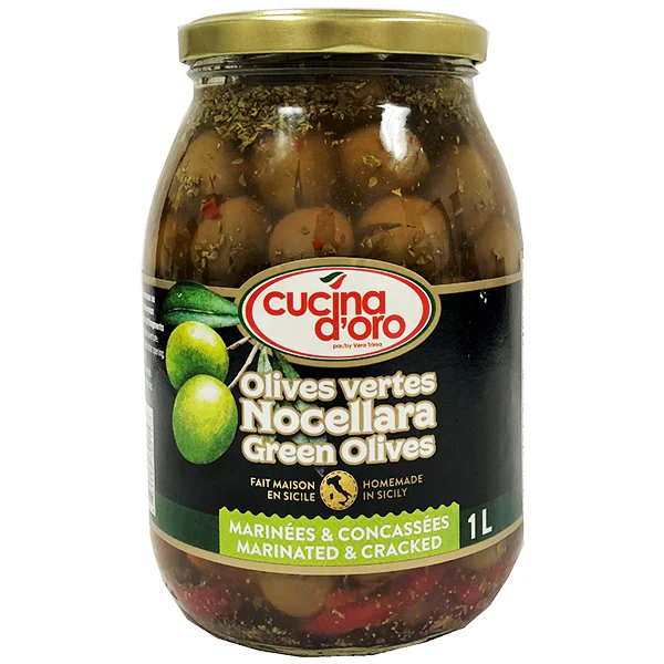 CUCINA D'ORO - DORO CRACKED OLIVES 6x1.05 LT