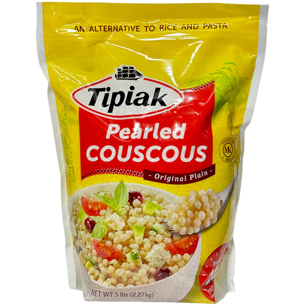 TIPIAK - PEARLED COUSCOUS 4x5 LBS