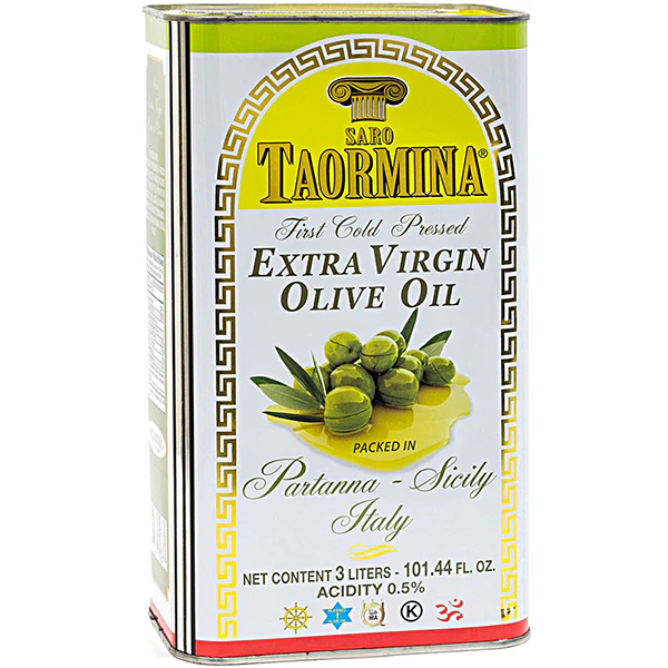 TAORMINA - EXTRA VIRGIN OLIVE OIL 4x3 LT