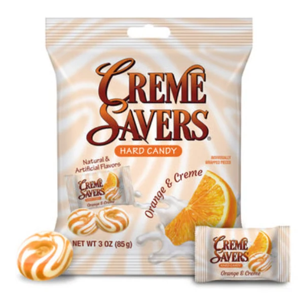 CREME SAVERS - ORANGE & CANDY 12x85 GR