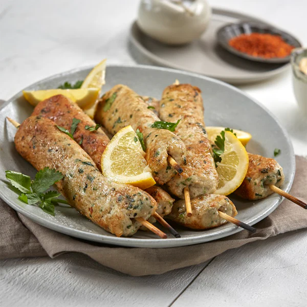 GLACIAL TREASURE - LAMB KAFTA SOUVLAKI HALAL 4.48KG