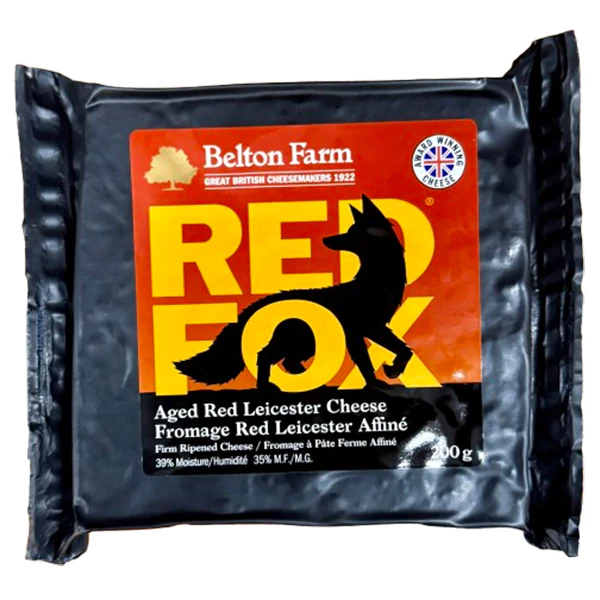 BELTON FARM - RED FOX AGED LEICESTER CHEESE 8x200 GR