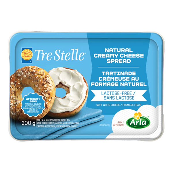 TRE STELLE - CREAM CHEESE LACTOSE FREE 10x200 GR