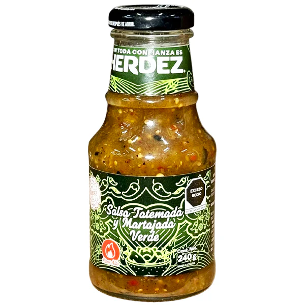 HERDEZ - GREEN TATEMADA Y MARTAJADA SAUCE 12x8.47 OZ