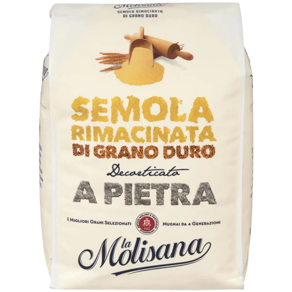 LA MOLISANA - DOUBLE MILLED DURUM SEMOLINA 12x1 KG