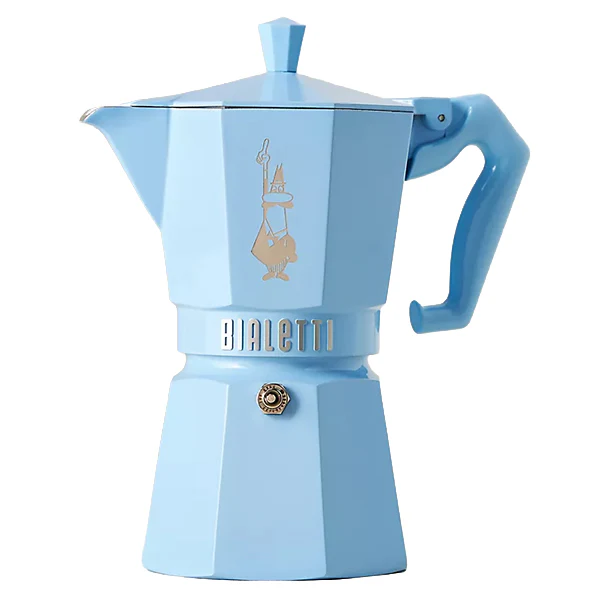 BIALETTI - 3 CUPS ESPRESSO MOKA PASTEL BLUE 4x1 UN