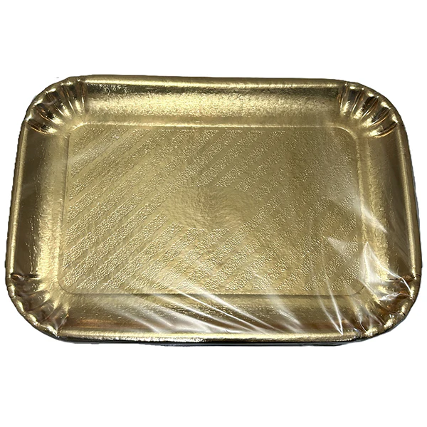 NOVACART - GOLD PASTRY TRAYS #4 8x11-3/16 20x10 PK