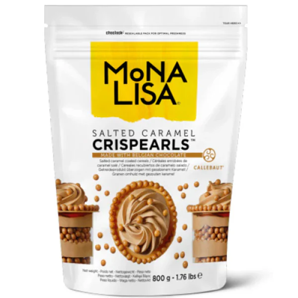 MONA LISA - GOLD SALTED CARAMEL CRISPEARLS 4x800 GR