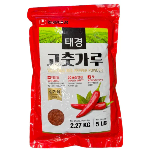 TAEKYUNG - RED PEPPER POWDER NON-GMO 6x2.27 KG
