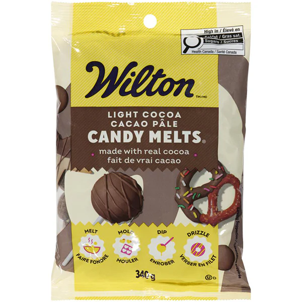 WILTON - CANDY MELTS LIGHT COCOA 6x340 GR