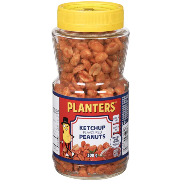 PLANTERS - KETCHUP PEANUTS 12x300 GR