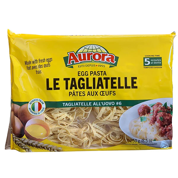AURORA - LE TAGLIATELLE #4 EGG PASTA 12x250 GR