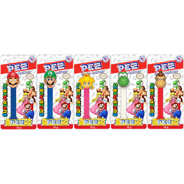 PEZ - NINTENDO SUPER MARIO 6x12x16 GR