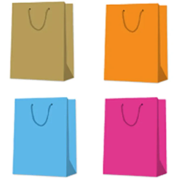 EPC - SOLID COLOUR MEDIUM GIFTBAG BLUE BRIGHT PINK ORANGE GOLD 12x1 UN
