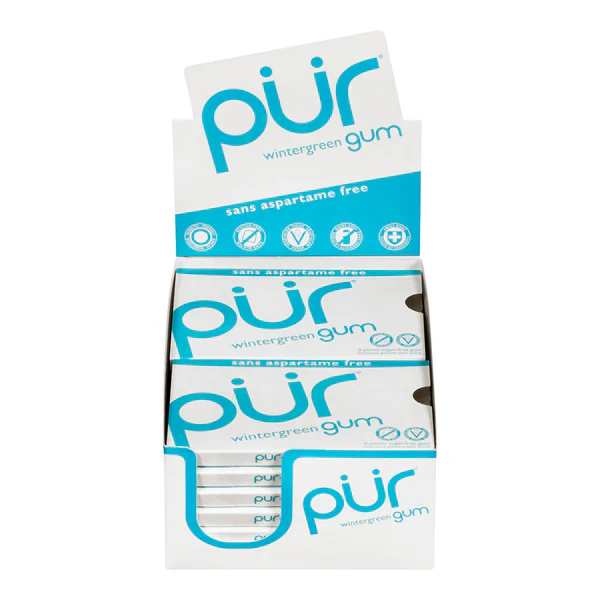 PUR - GUM WINTERGREEN BLISTER 20x12 EA