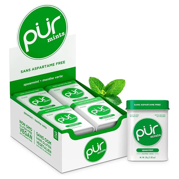 PUR MINTS - SPEARMINT 12x12x30 GR