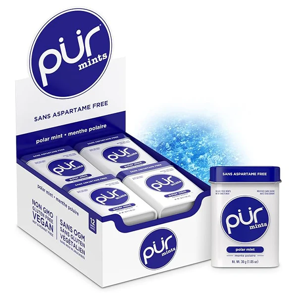 PUR MINTS - POLAR MINT 12x12x30 GR