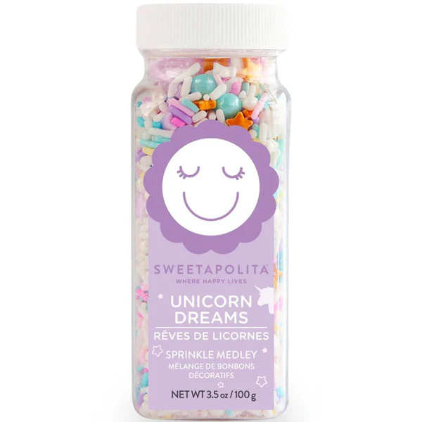 SWEETAPOLITA - UNICORN DREAMS SPRINKLE MEDLEY BOTTLE 48x100 GR