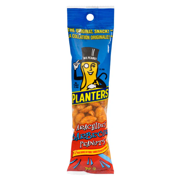 PLANTERS - PEANUTS BBQ 6x12x70 GR