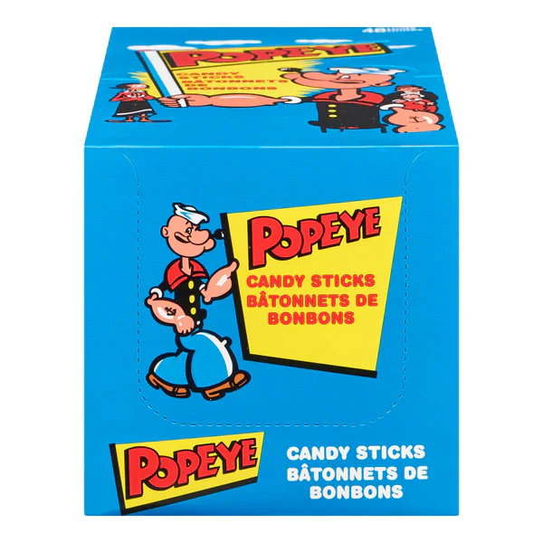 POPEYE - CANDY STICKS 16x48 PACKETS