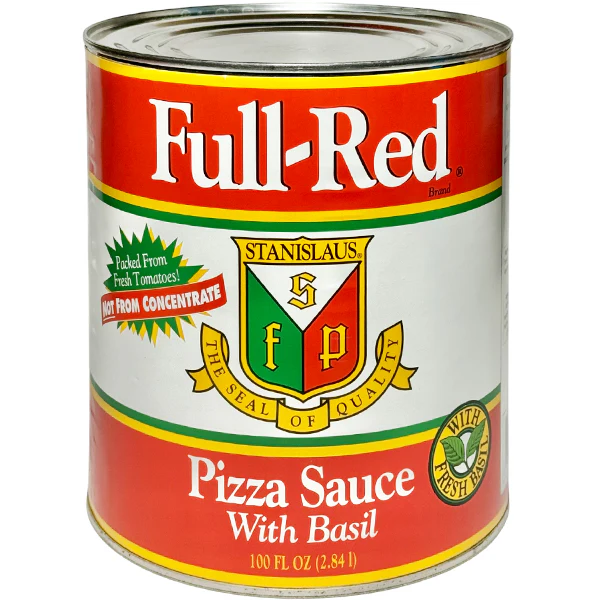 FULL RED - PIZZA SAUCE WITH BASIL 6x100 OZ